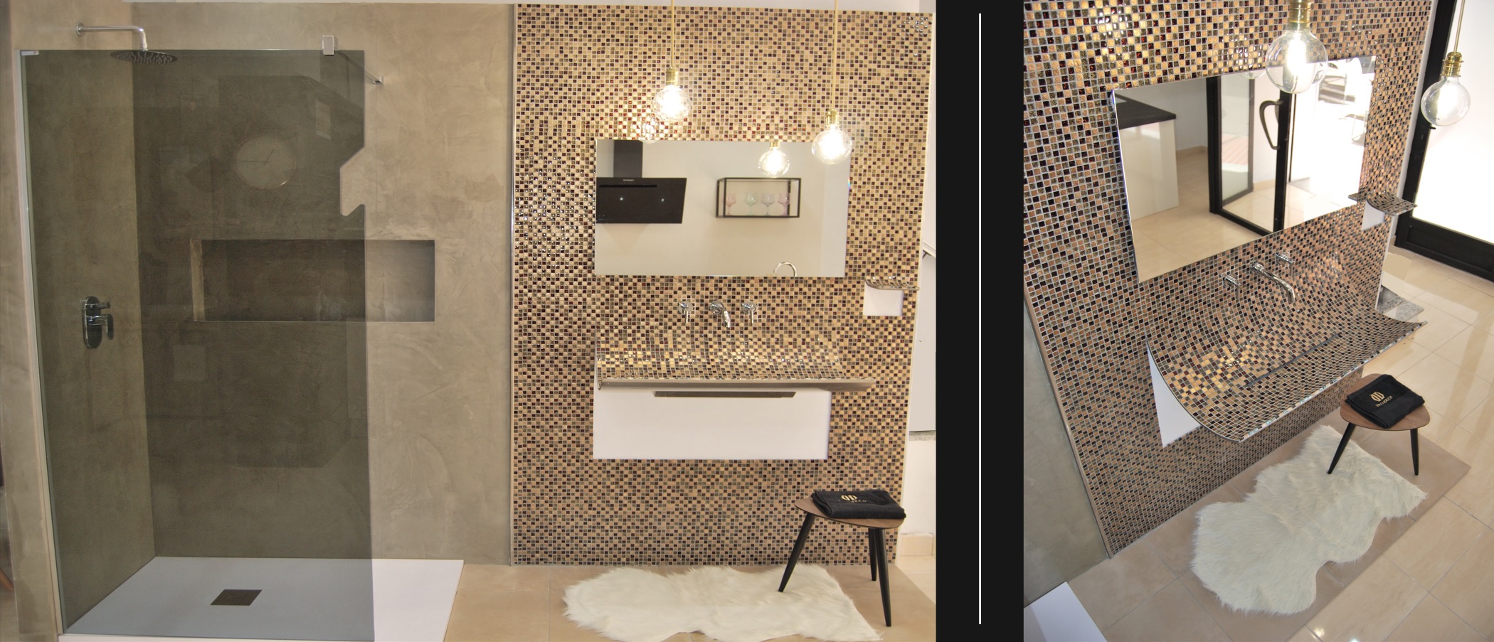 Imagen de mueble de baño fabricado por Dezain
